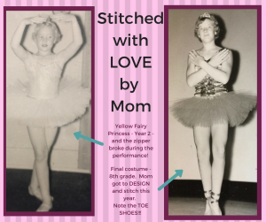 Stitched with love by Mom