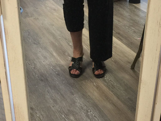 How To Alter Wide Leg Pant to a Skinny Capri Pant