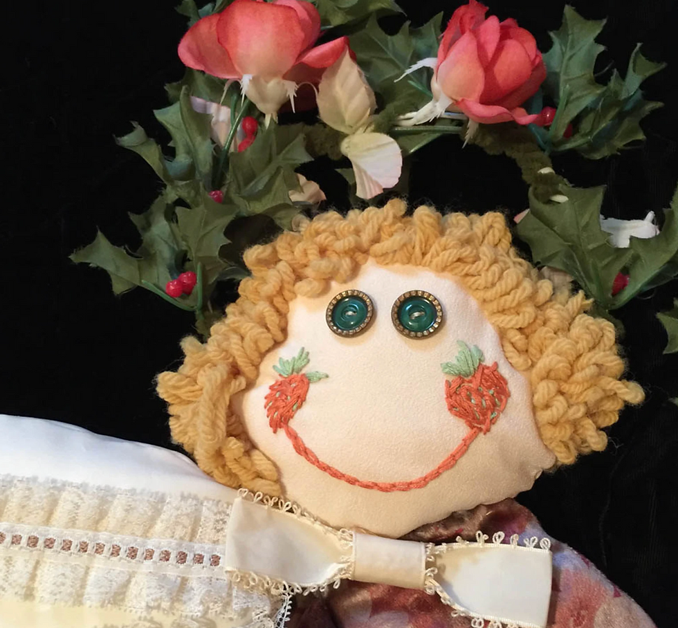 Thumbnail: Cherub Set of Wall Decor Dolls-Perfect Classy Holiday Decor