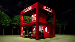 Vista 3D Estande Campari SP Taste - 03