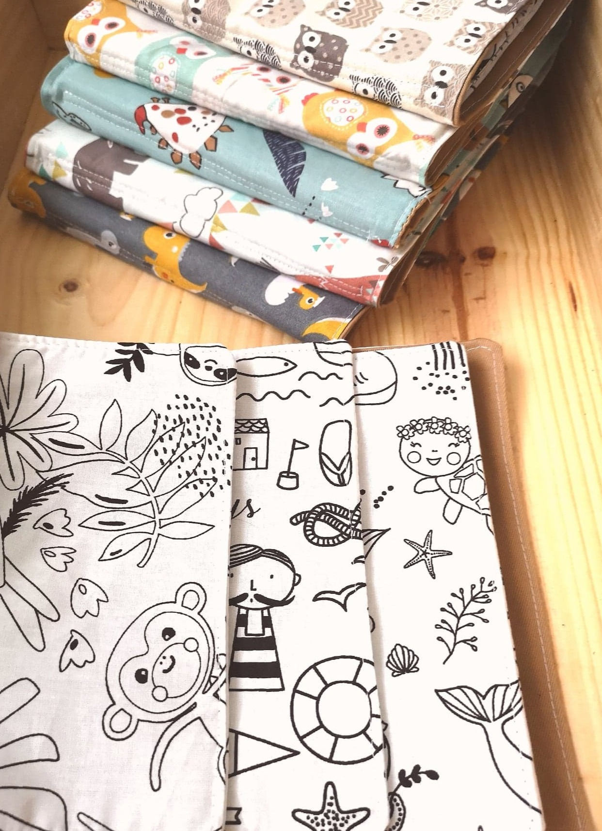 Livre de coloriage lavable