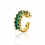 Miniatura: Earcuff stones green