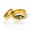 Miniatura: anillos de boda de canal con cristal de la Joyería Caracas. Estos impresionantes anillos están hechos de oro de 18 quilates