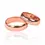 Miniatura: anillos de boda clásicos carré cristal en oro de 18k. La Joyería Caracas es reconocida por su artesanía de alta calidad