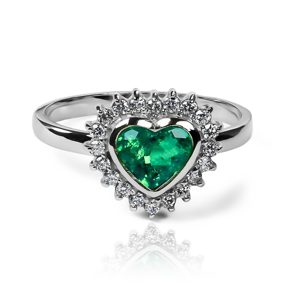 Miniatura: Emerald Heart ring