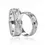 Miniatura: anillos de bodas Ondas de Cristal en Joyería Caracas. Cada anillo está cuidadosamente elaborado en oro de 18 quilates