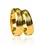 Miniatura: anillos de bodas canal profundo de Joyería Caracas! Estos elegantes anillos están elaborados en oro de 18 k