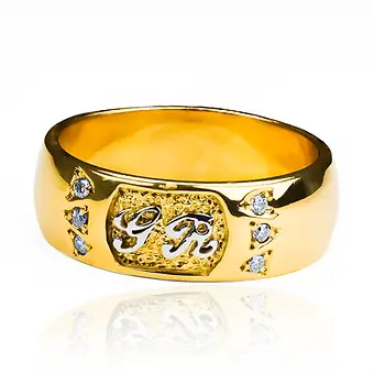 Argollas de matrimonio gr style de Joyería Caracas, hechas de oro de 18k con certificado de calidad