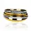 Miniatura: Nuestra joyería Caracas ofrece un par de anillos de boda chinos para amantes, elaborados en oro de 18 quilates