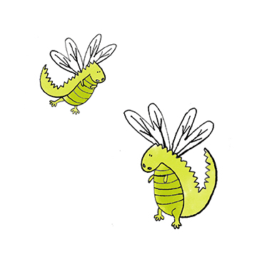 dragon flies