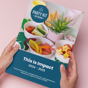 two hands holding a report with the text 'This Is Impact 2024-25'