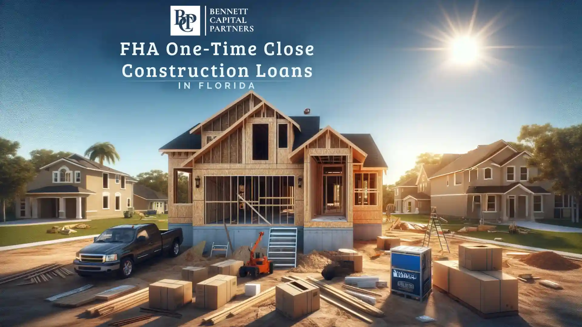 Understanding The Benefits Of FHA One-Time Close Construction Loans In Florida