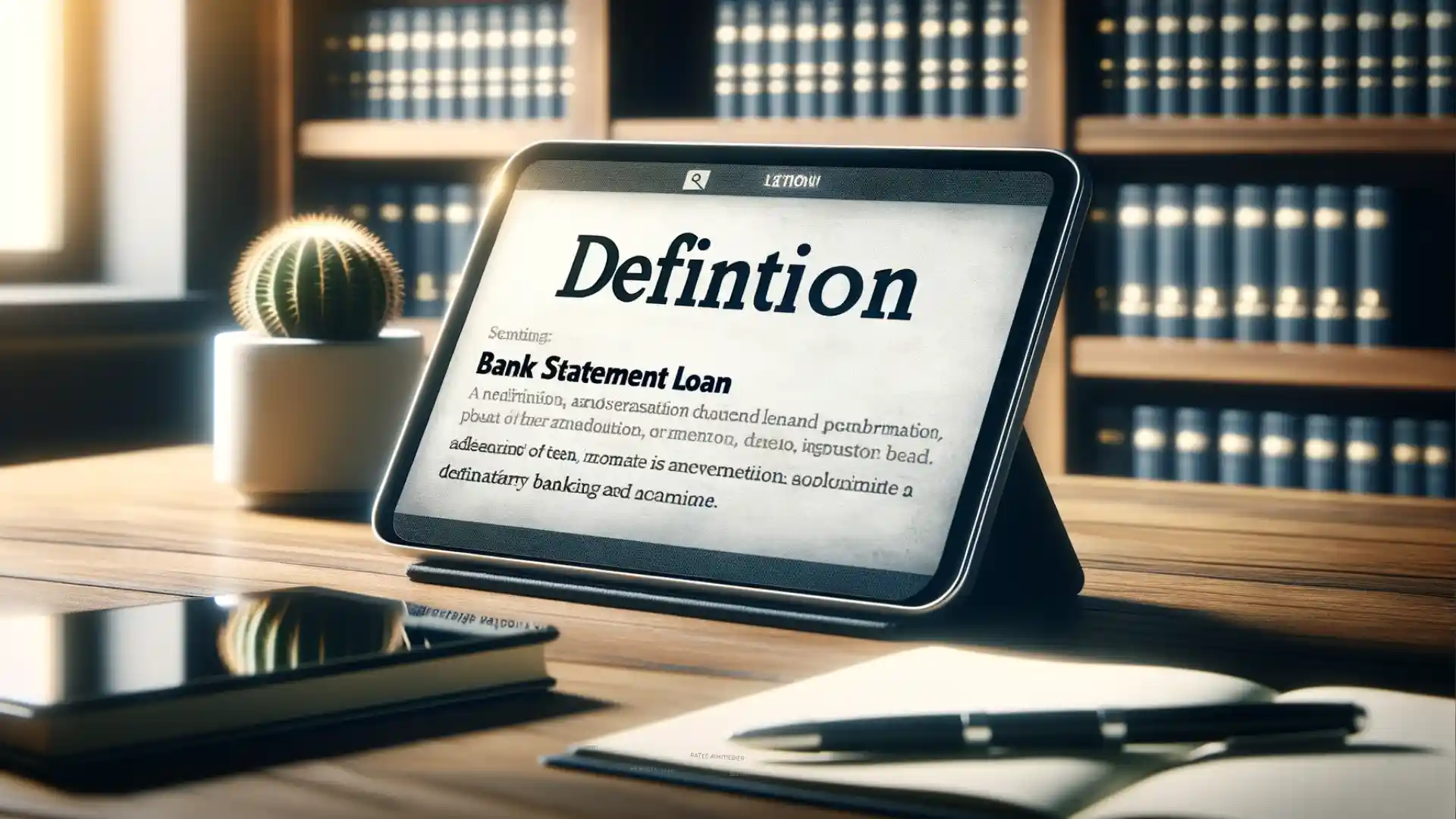 Definition Of Bank Statement Loan