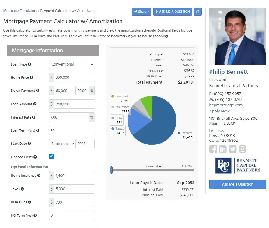 Calculate Payments
