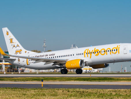 Flybondi oferecerá 44 voos semanais do Rio e Floripa a Buenos Aires