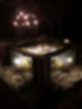 Thumbnail: Raised Square Pond with Large Windows - Lotus Clear View Garden Aquarium in Gray