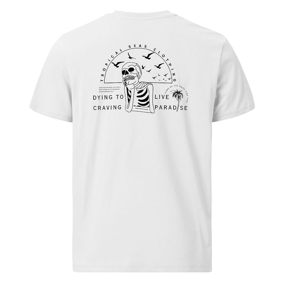 Miniatura: Craving Paradise Skeleton Organic Cotton t-shirt