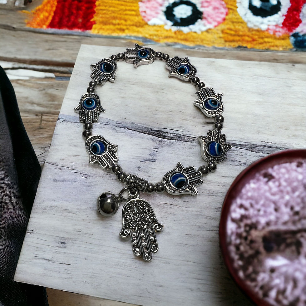 Thumbnail: Assorted Hamsa & Evil Eye Bead Bracelets
