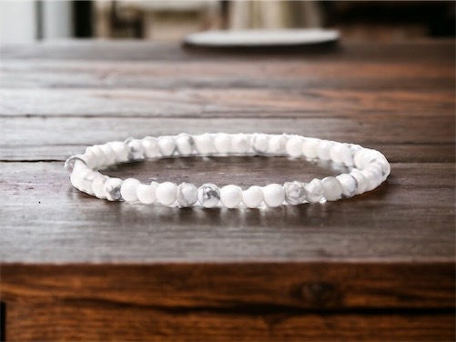 Thumbnail: 4mm Assorted Stretch Stone Bead Bracelets