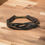 Thumbnail: 2 Tone Vintage Leather Adjustable Braided Bracelet