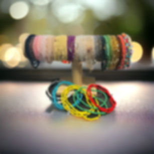 Buy 7 Get 3 FREE: Stretchy Mini Rice Bead Stackable Bracelets / Anklets