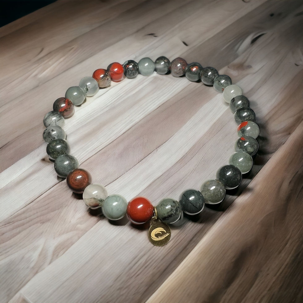 Thumbnail: 8mm Assorted Stretch Stone Bead Bracelets