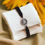 Thumbnail: Handmade macrame bracelet with sunflower charm