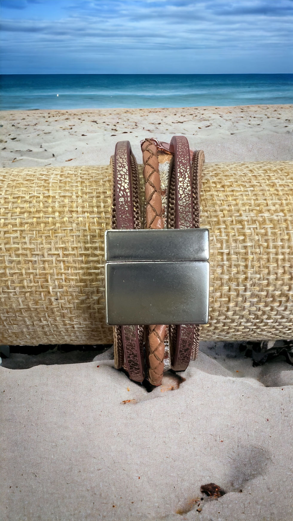 Thumbnail: Multi-Layer Boho Style Wrap Leather Wristband