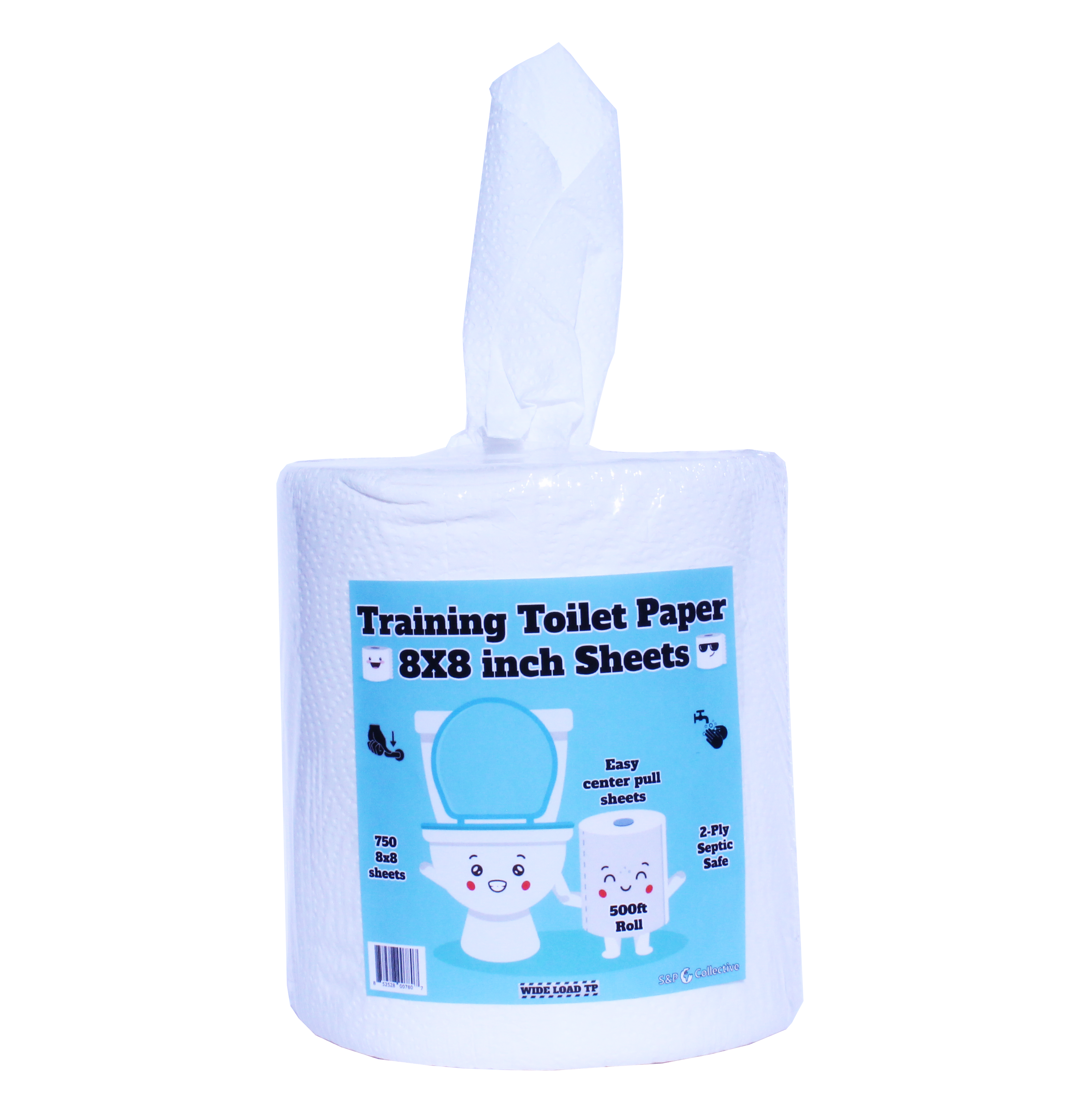 Training Toilet Paper 8x8 inch Sheets