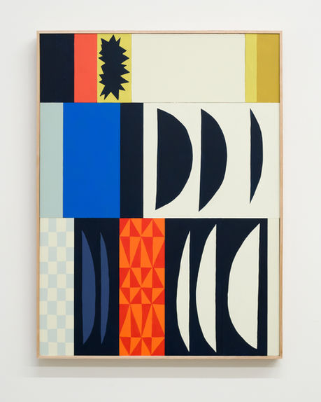 Acrylic and Flashe on wood 'Interphase' by Scott Sueme, from Odds and Ends art gallery, Hong Kong
