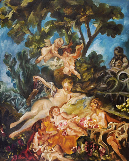 Dami Kim_Boucher Study, 2020, Oil on canvas, 50x40cm.jpg