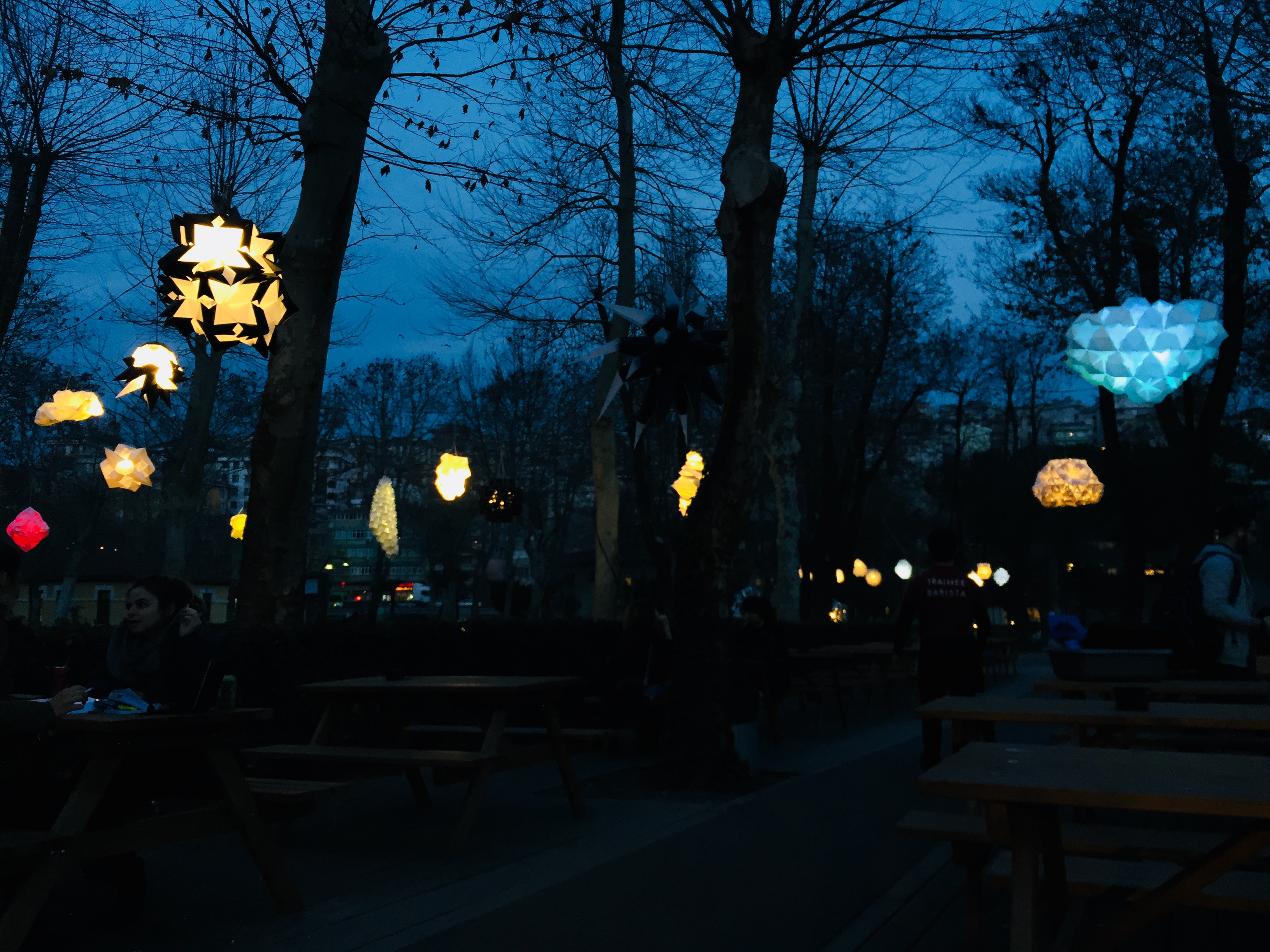 the Lanterns in the campus, 2018