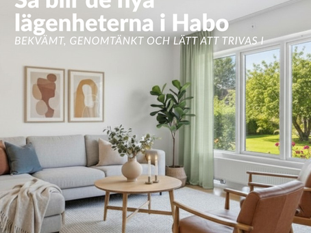 Nya lägenheter i Habo lockar både unga och äldre.