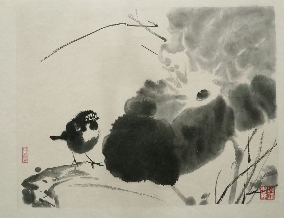 〈 卢坤峰之荷花小鸟 VOGEL UND LOTOS VON LU KUNFENG 〉