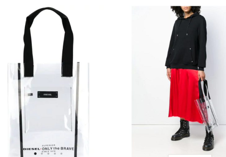 clear tote