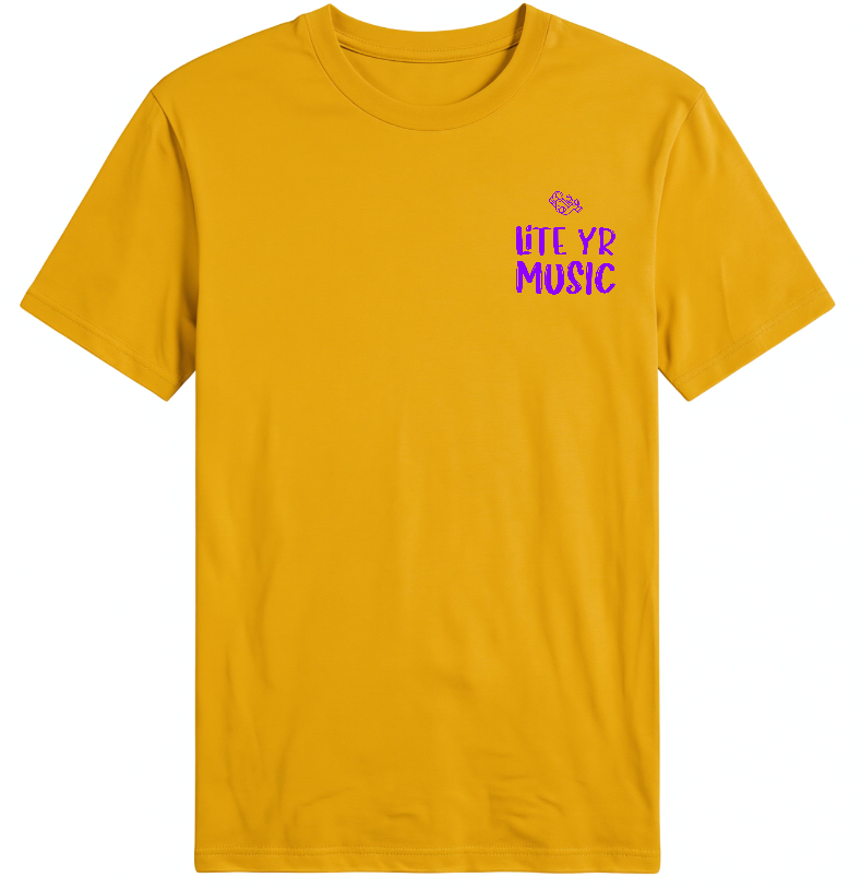 Thumbnail: Lite Yr Tee - Phantom Violet Logo