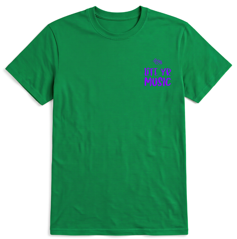 Thumbnail: Lite Yr Tee - Phantom Violet Logo
