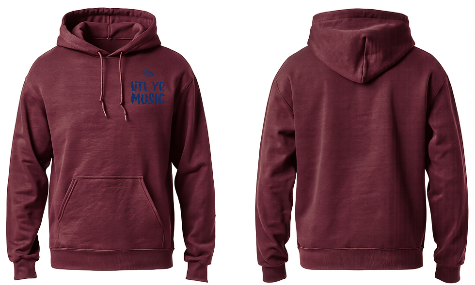 Thumbnail: Lite Yr Hoodie Maroon - LYM