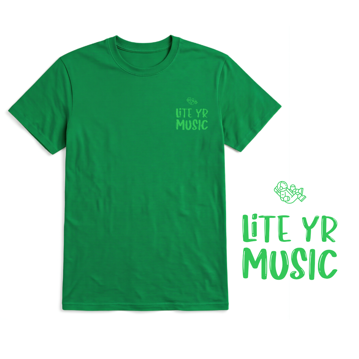Lite Yr Tee - Toxic Logo