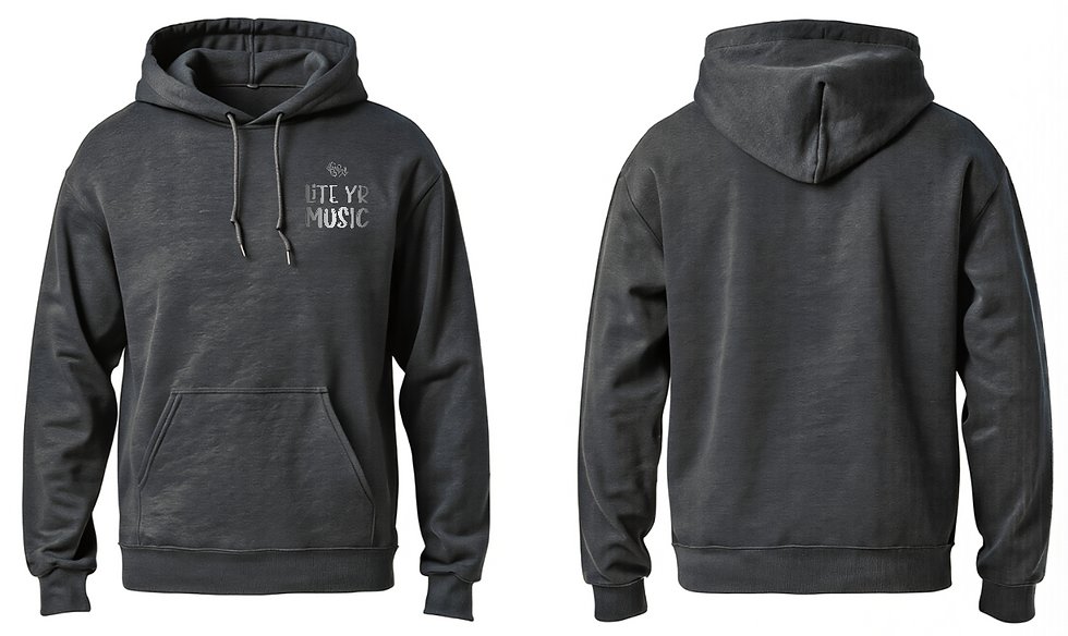 Thumbnail: Lite Yr Hoodie Charcoal - LYM