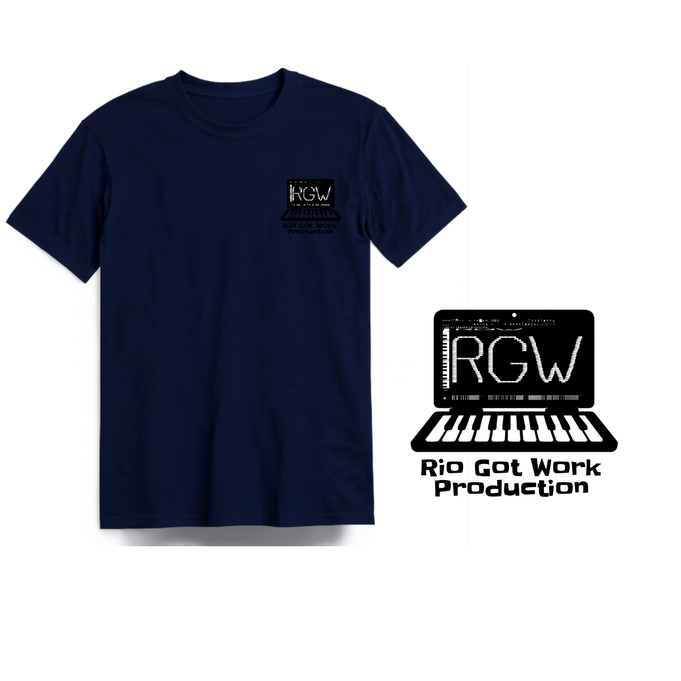 Rio Got Work Tee - Black Logo