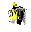 construction site supervision black icon.png