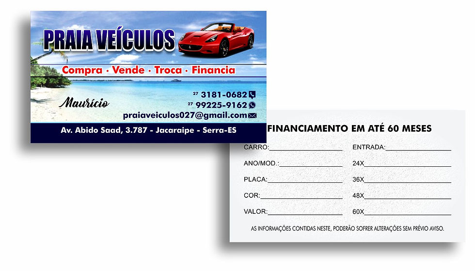 Cartões de Visita Profissionais para Empresas e Eventos | Gráfica Rocha