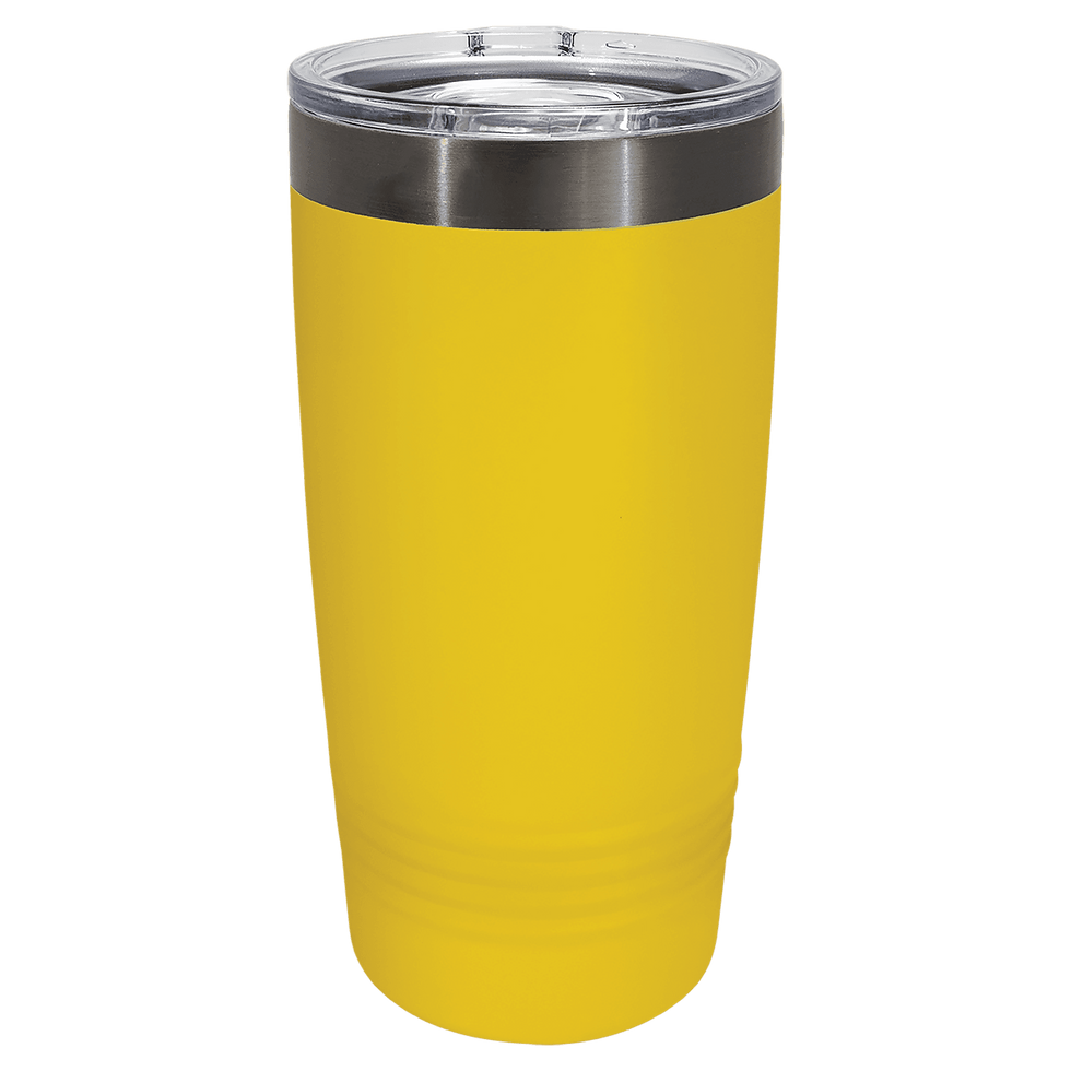 Thumbnail: CUSTOM ENGRAVABLE 20oz POLAR CAMEL YELLOW OR ORANGE WITH GHOST BLACK ENGRAVING
