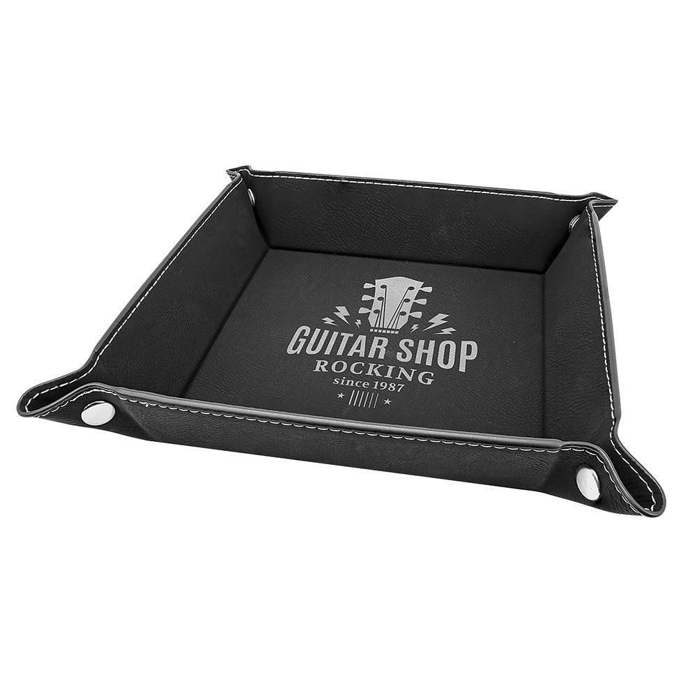 Thumbnail: CUSTOM ENGRAVED "WE THE PEOPLE" EDC, VALET SNAP UP TRAY OR DICE TRAY