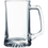 Thumbnail: POLAR CAMEL CUSTOM ENGRAVABLE CLEAR GLASS BEER MUG WITH HANDLE, 2 SIZES