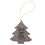 Thumbnail: CUSTOM ENGRAVABLE CHRISTMAS TREE ORNAMENT WITH STRING HANGER