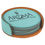 Thumbnail: CUSTOM ENGRAVABLE 4" ROUND LEATHERETTE COASTER SET OF 6 WITH HOLDER