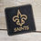 Thumbnail: CUSTOM ENGRAVED LOUISIANA SAINTS LEATHERETTE COASTER SET OF 6 W/MATCHING STAND
