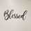 Thumbnail: BLESSED METAL ART SIGN, WALL ART